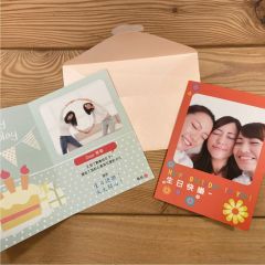 客製化照片卡片搭配信封