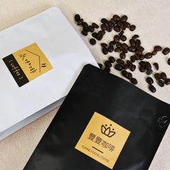 矩形赤牛皮貼紙近照展示