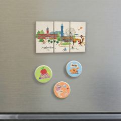 不同規格客製陶瓷磁鐵近照圖