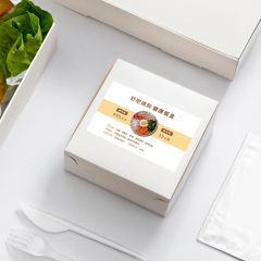 矩形銅版特殊膠貼紙應用紙盒