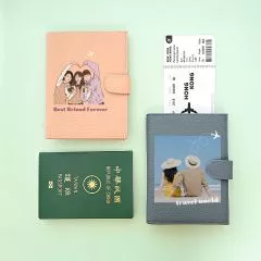 皮革護照套情境展示