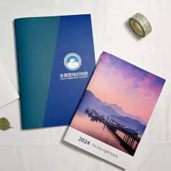 左翻騎馬釘手帳尺寸對比