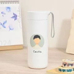 白色Artiart保溫瓶整體