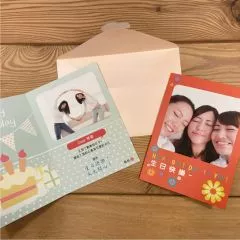 客製化照片卡片搭配信封