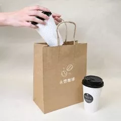 單色印刷紙袋使用展示