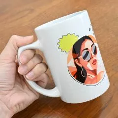 大馬克杯尺寸近照示意