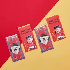 彩印紅包不同版型圖