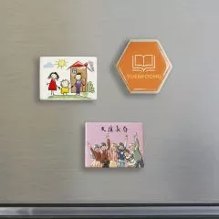 客製釉光陶瓷磁鐵展示
