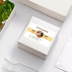 矩形銅版特殊膠貼紙應用紙盒