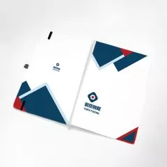 綁帶皮革筆記本(彩印款)
