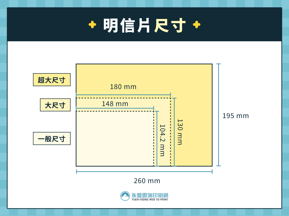明信片尺寸
