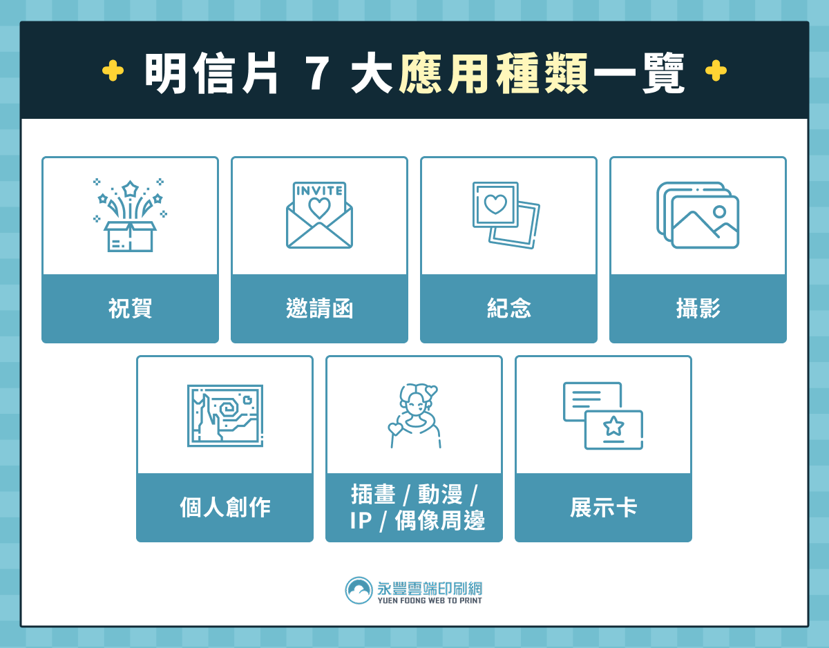 明信片 7 大應用種類一覽
