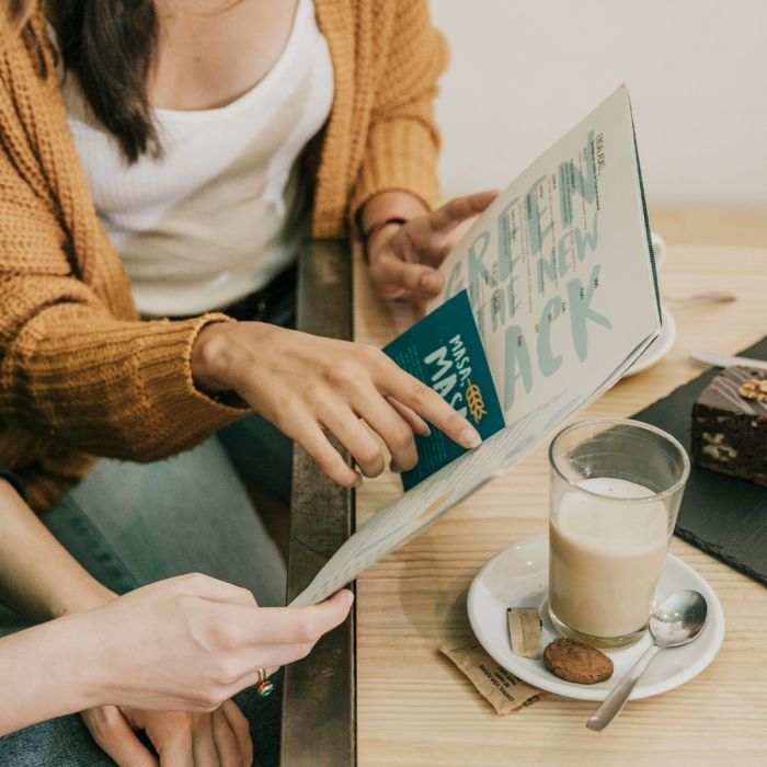 菜單型錄：騎馬釘菜單